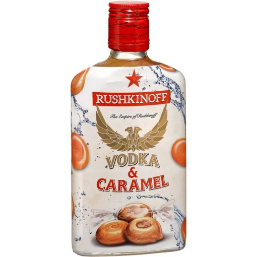 rushkinoff_caramel_vodka_kleine_fles