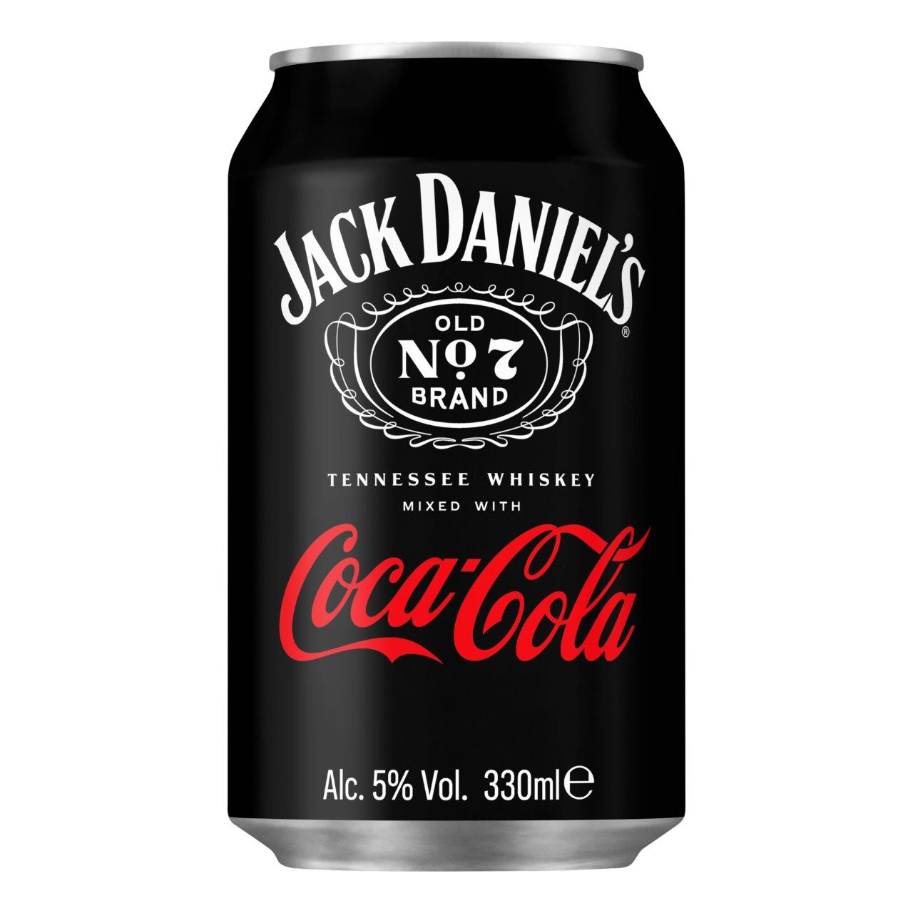 Jack Daniel’s Whisky met Cola 33cl Blikjes Tray 12 Stuks – klassieke mix van whisky en cola