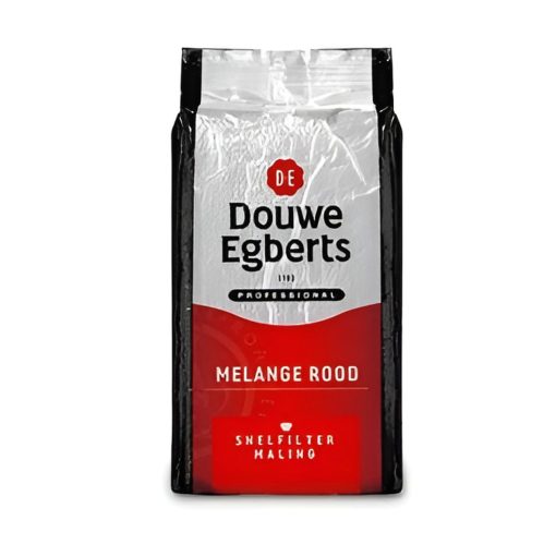 Douwe Egberts Koffie Standaardmaling Melange Rood 24 Pakken a 250 Gram