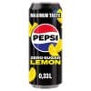 Pepsi Cola Zero Lemon Blikjes 33cl – tray met 12 frisdrankblikjes