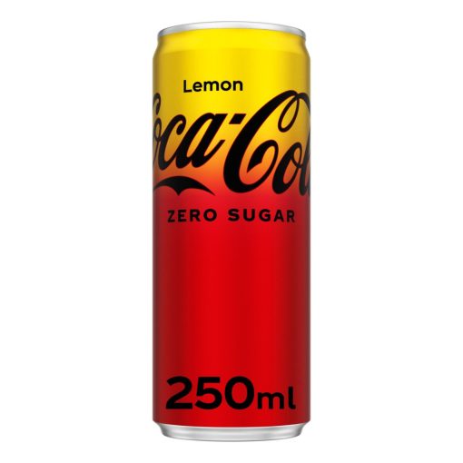 Coca Cola Zero Lemon Blikjes 25cl Tray 12 Stuks – frisse cola zonder suiker