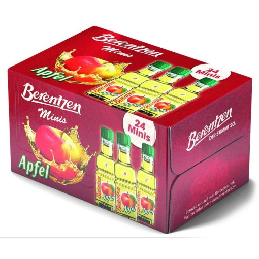 Berentzen Apfelkorn Berentzen 4cl Kleine Mini Flesjes Doos 24 Stuks