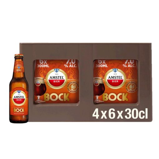 Amstel Herfstbock Bier Fles, Krat