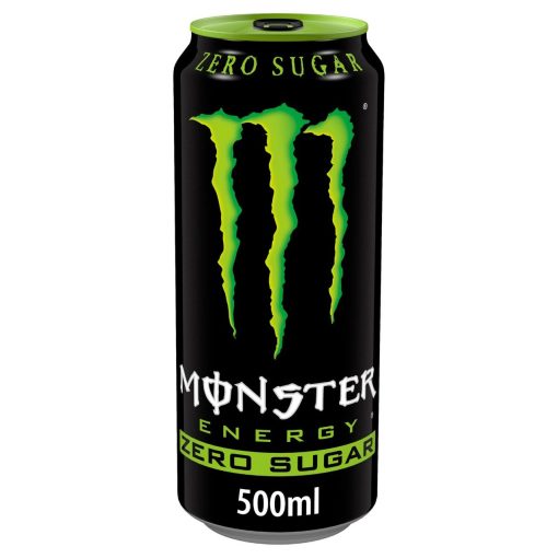 Monster Energy Zero Energy Drink Blikjes 50cl – Tray 12 stuks suikervrij
