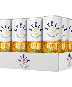 stelz iced tea mango 25cl blikjes tray