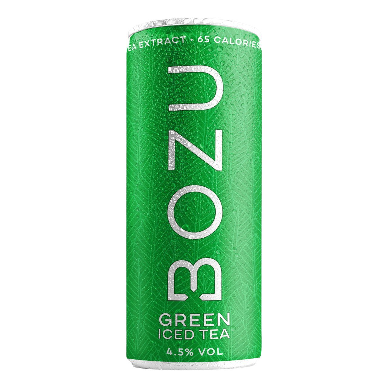 Bozu Iced Tea Green Hard Seltzer 25cl – tray met 12 blikjes groene thee en alcohol
