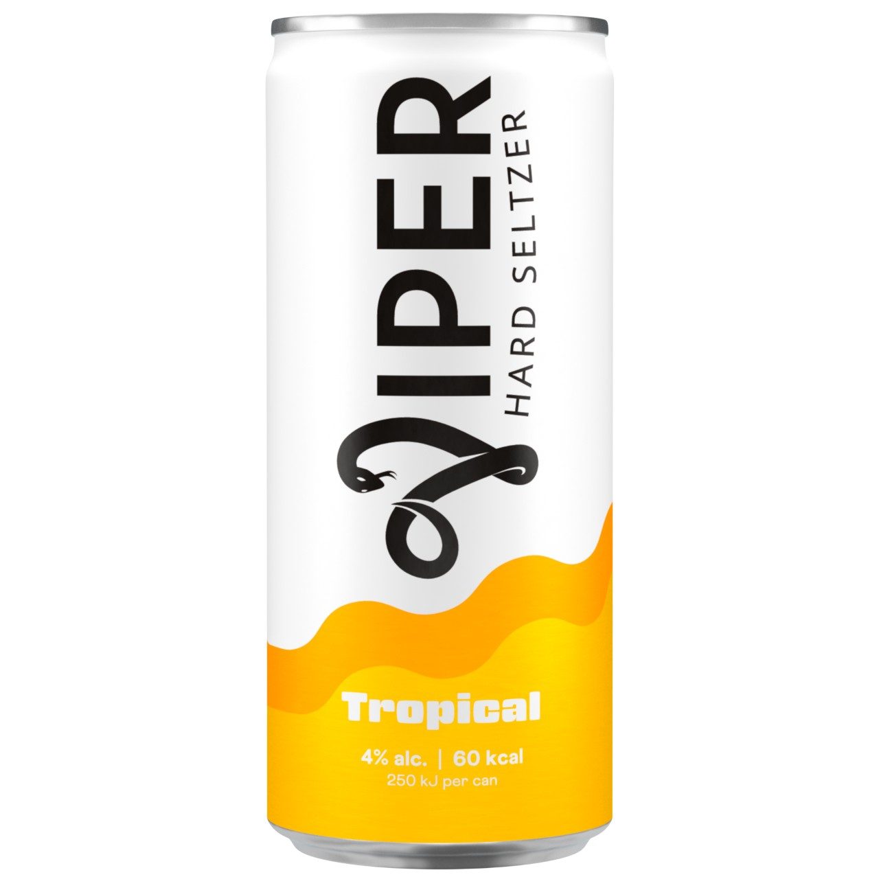 Viper Tropical Hard Seltzer 25cl – tray met 12 blikjes bruiswater met tropisch fruit