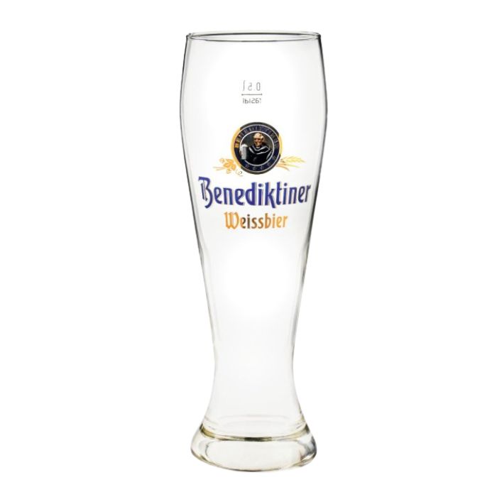Benediktiner Weissbier Glas 50cl – origineel glaswerk
