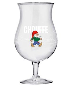 La Chouffe Bierglas 33cl Doos 6 Stuks – origineel Belgisch speciaalbierglas met logo