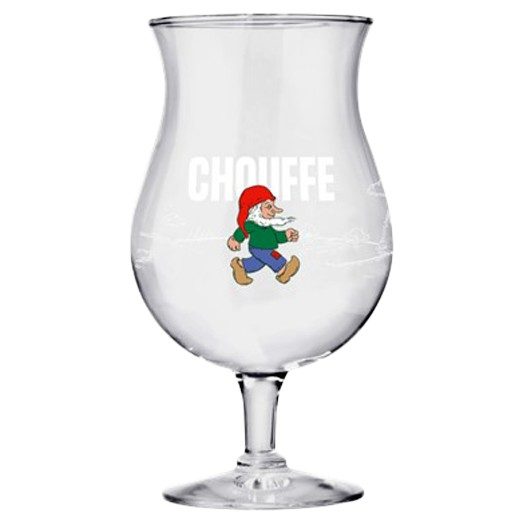 La Chouffe Bierglas 33cl Doos 6 Stuks – origineel Belgisch speciaalbierglas met logo