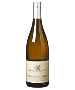 Château de Raousset Beaujolais Villages Blanc 75cl – Franse witte wijn, doos van 6 flessen.