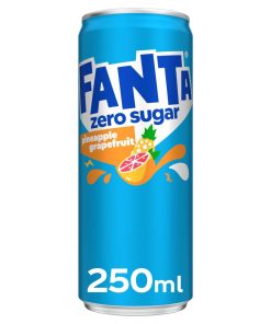 Fanta Pineapple Grapefruit Zero Sugar 25cl – tray 12 blikjes