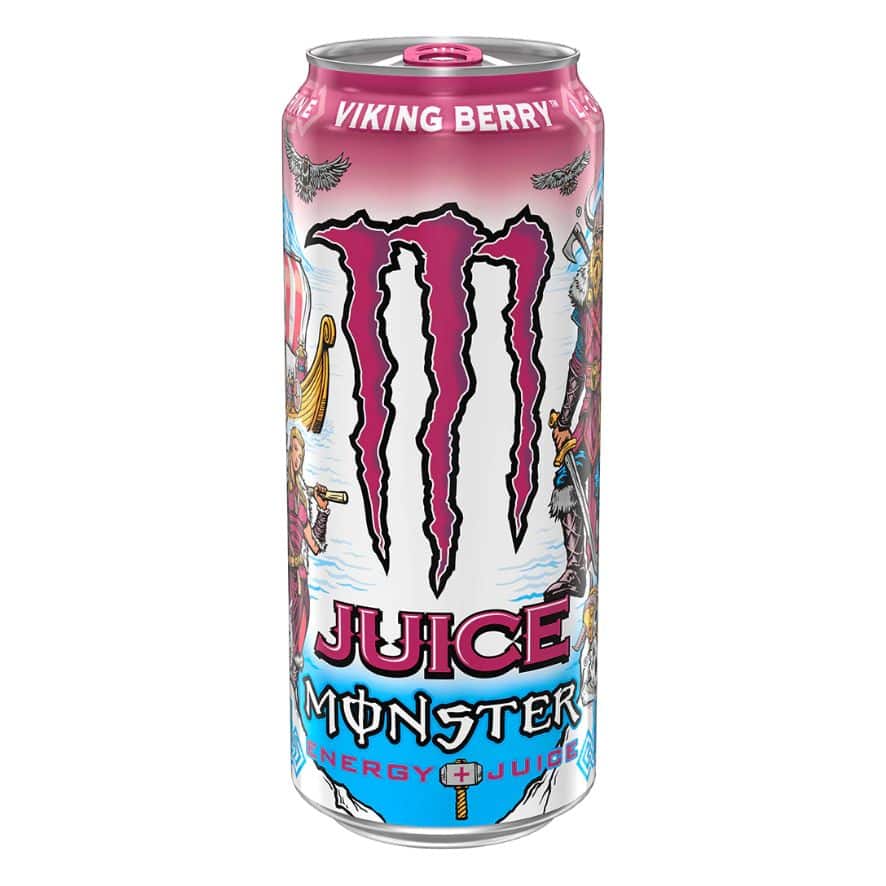 Monster Juice Viking Berry 50cl blik – berry energydrink