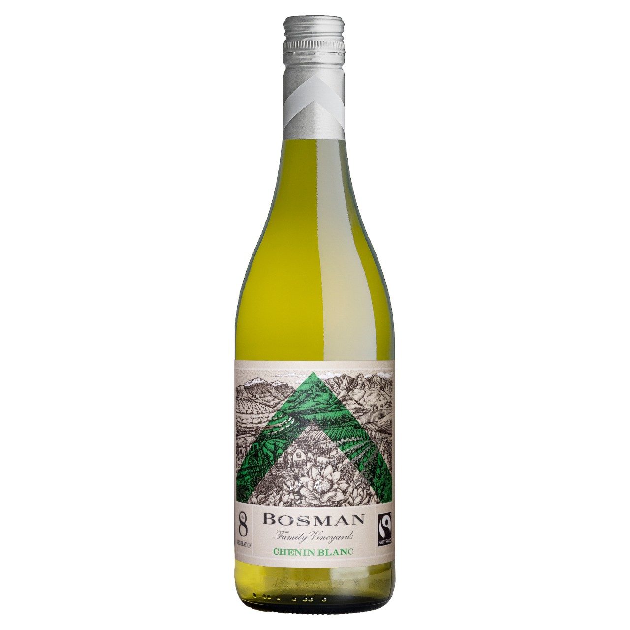 Bosman Generation 8 Chenin Blanc Witte Wijn 75cl – Zuid-Afrika Doos 6 Flessen (6,38pst)