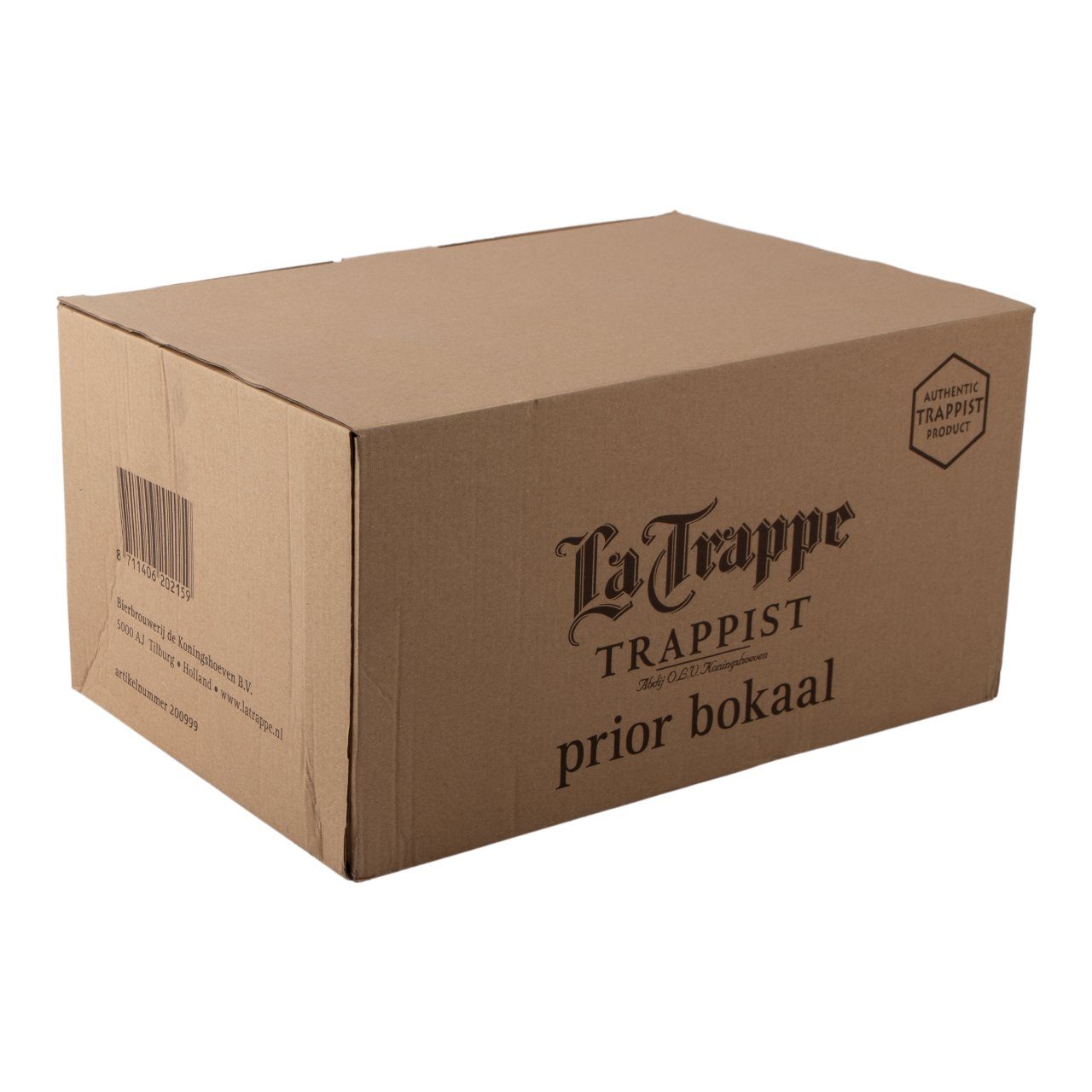 La Trappe Bierglas Bokaal 25cl doos 6 stuks