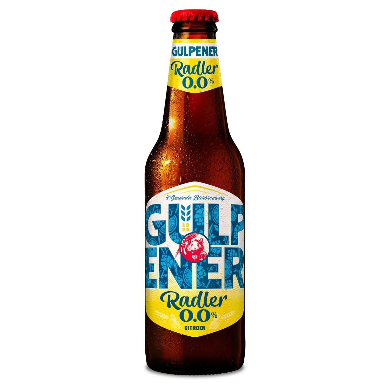 Gulpener Radler 0.0% alcoholvrij bier 30cl krat 24 stuks