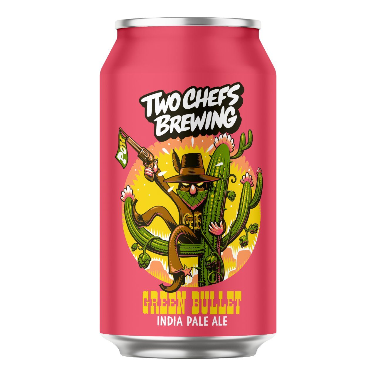 Two Chefs Green Bullet bier 33 cl blikjes