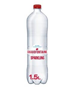 Chaudfontaine Rood 1,5 Liter Pet Fles Tray 6 Stuks mineraalwater met koolzuur