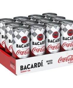 Bacardi Coca Cola Blikjes 25cl Tray 12 Stuks premix