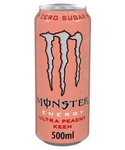 Monster Ultra Peachy Keen Energy Drink 50cl Tray 12 Stuks