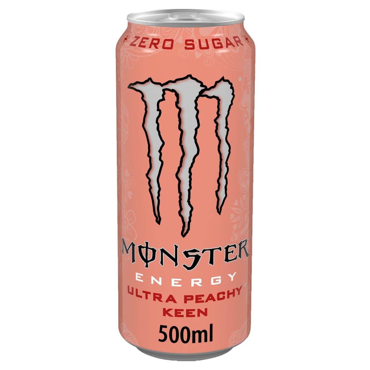 Monster Ultra Peachy Keen Energy Drink 50cl Tray 50cl