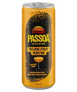 Passoã Passion Fruit Martini Blikjes 25cl Tray 12 Stuks