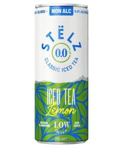 Stelz Iced Tea Lemon 0.0 blikjes 25cl tray 12 stuks