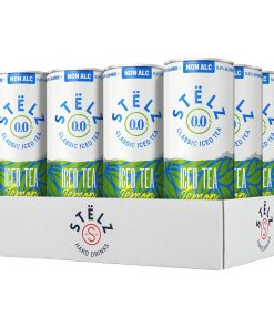 Stelz Iced Tea Lemon 0.0 blikjes 25cl tray