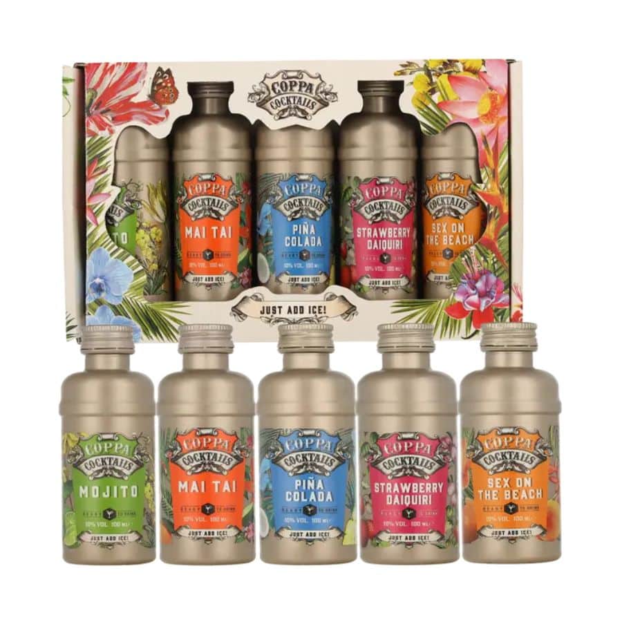 Coppa Cocktail Cadeaupakket 5x5cl
