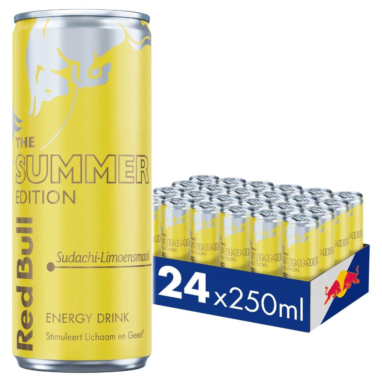 Red Bull Summer Edition blikjes 25cl Tray 24 Stuks, foto 2 van 2