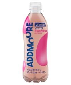 Addmoore Vitamin Strawberry Water 50cl PET Tray 12 Stuks