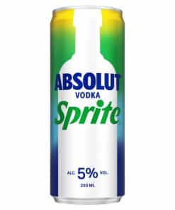 Absolut Sprite Premix Blikjes 25cl Tray 12 Stuks