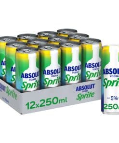 Absolut Sprite Premix Blikjes 25cl Tray 12 Stuks