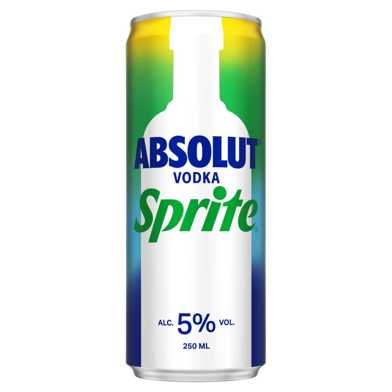 Absolut Vodka Sprite Premix Blikjes 25cl Tray 12 Stuks
