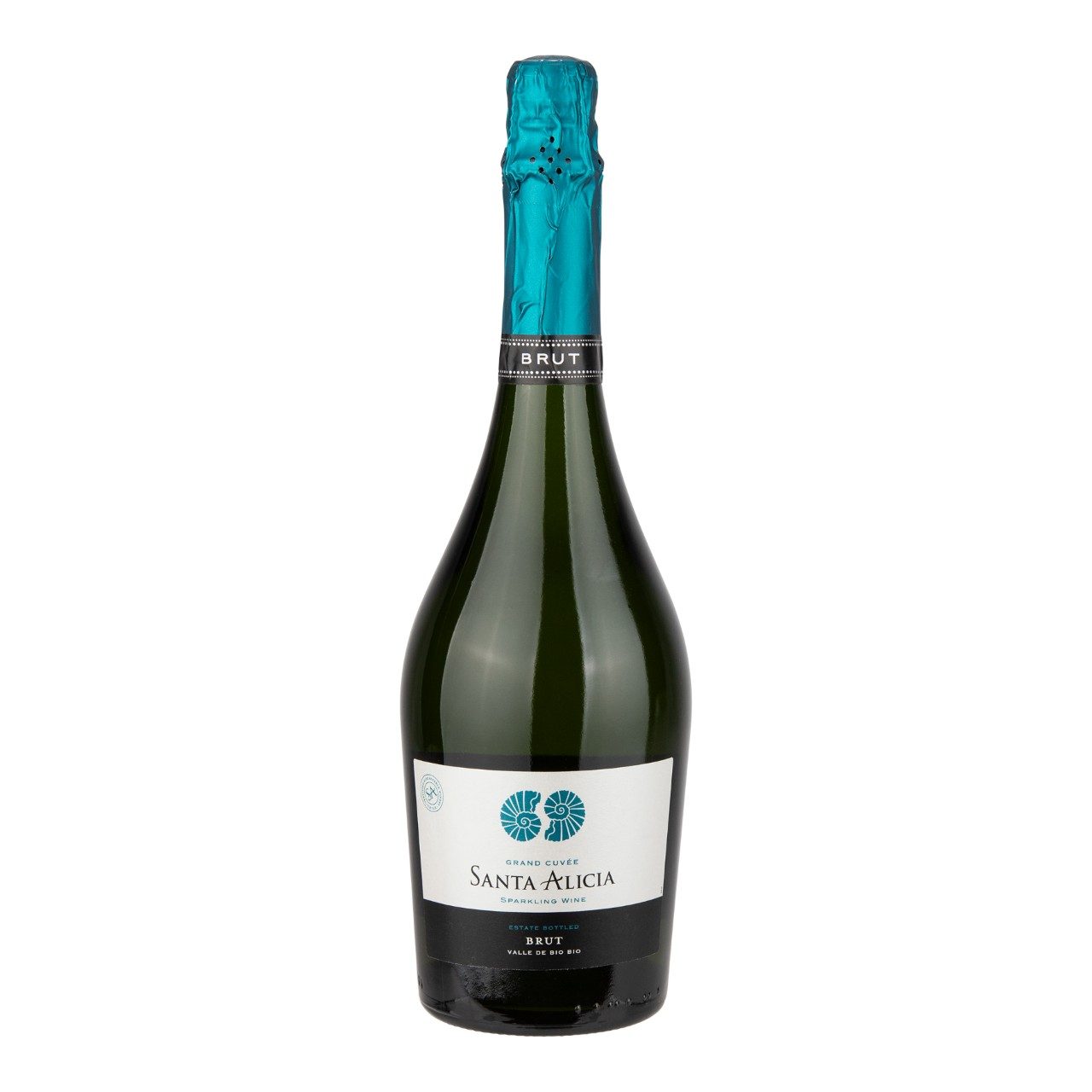 Santa Alicia Sparkling Wine Grand Cuvée Brut 75cl Chili Mousserende Wijn Doos 6 Stuks