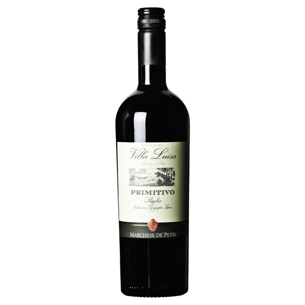 Villa Luisa Primitivo Rode Wijn 75cl Italië Doos 6 Flessen ( 5,93)