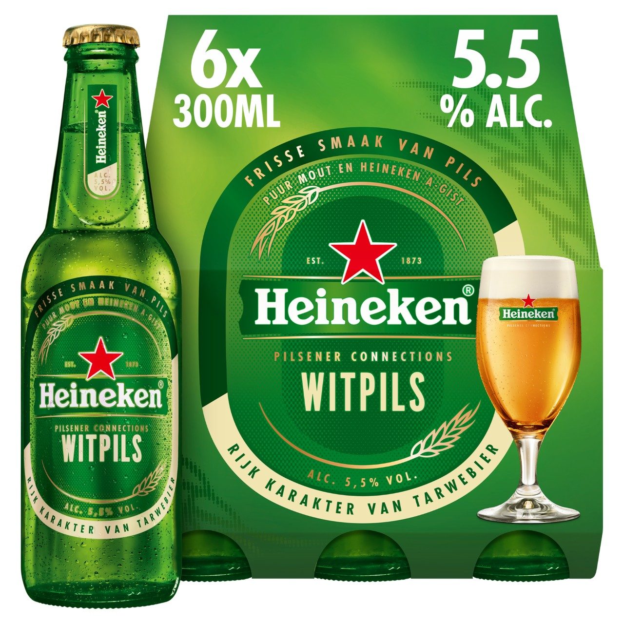 Heineken Witpils Flesjes 30cl Doos 24 Stuks