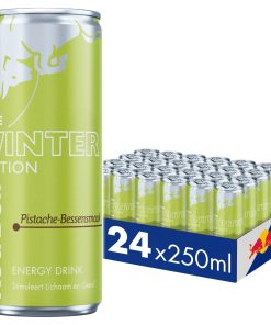 Red Bull Winter Edition Pistache Bessensmaak 25cl blikjes tray 24 stuks