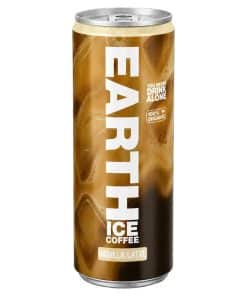 Earth IJskoffie Vanilla Latte blikjes 25cl tray 12 stuks